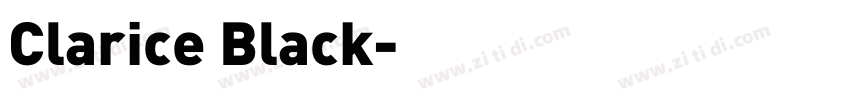 Clarice Black字体转换 Clarice Black字体转换